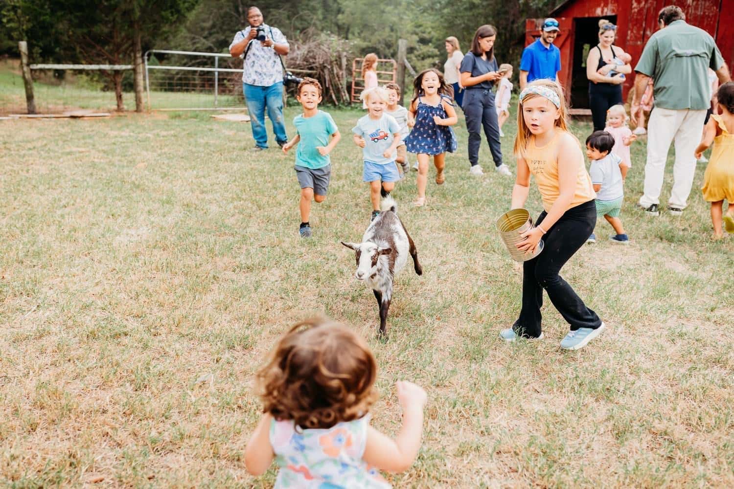 children-playing-animals
