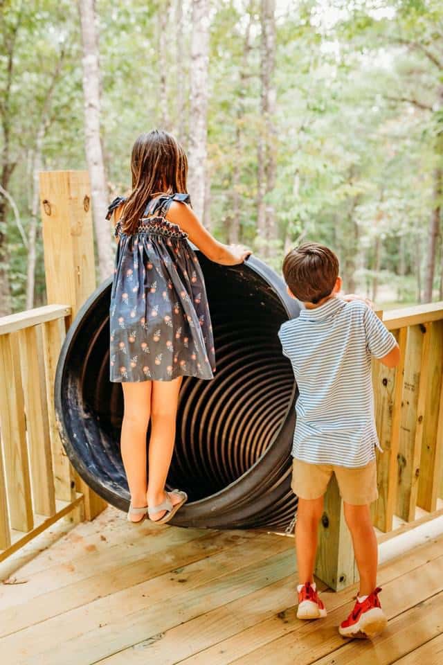 treehouse-slide